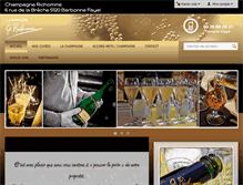 Tablet Screenshot of champagnerichomme.com